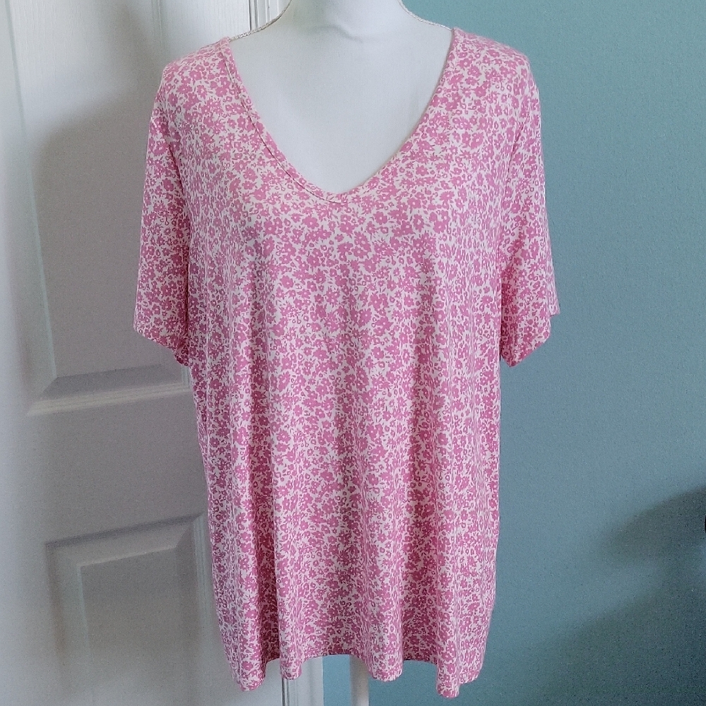 Pink Floral Tee